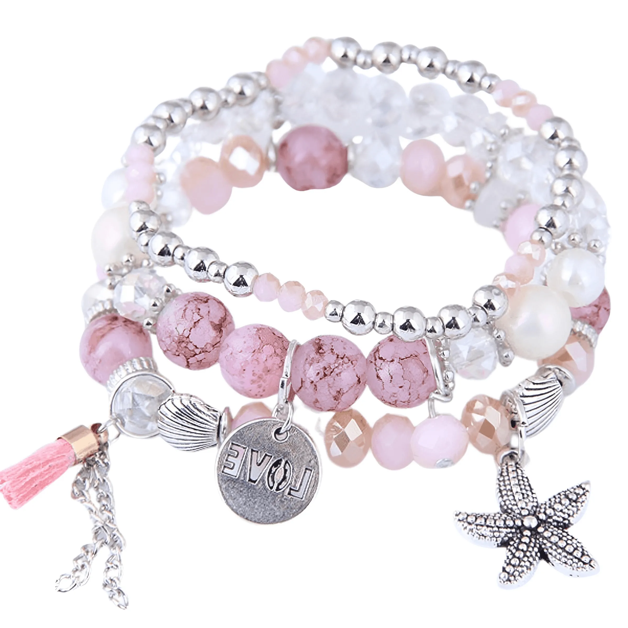 Assorted Style Bohemian Charm Bracelets For Women