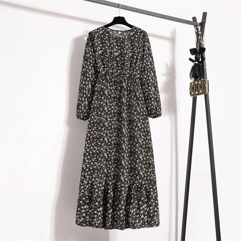 Bohemian Elegant Floral Printed Dress