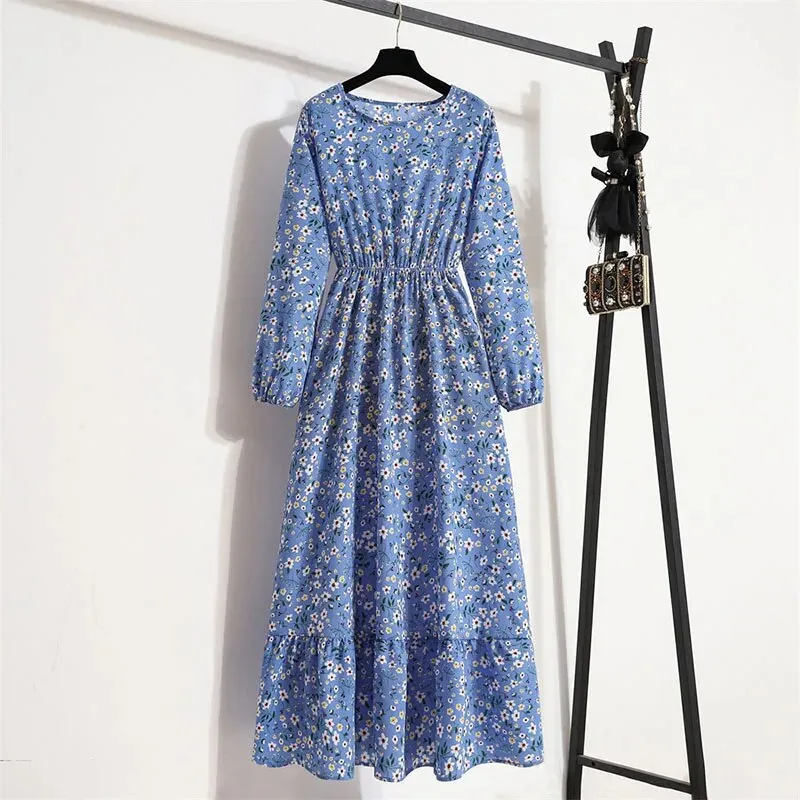 Bohemian Elegant Floral Printed Dress