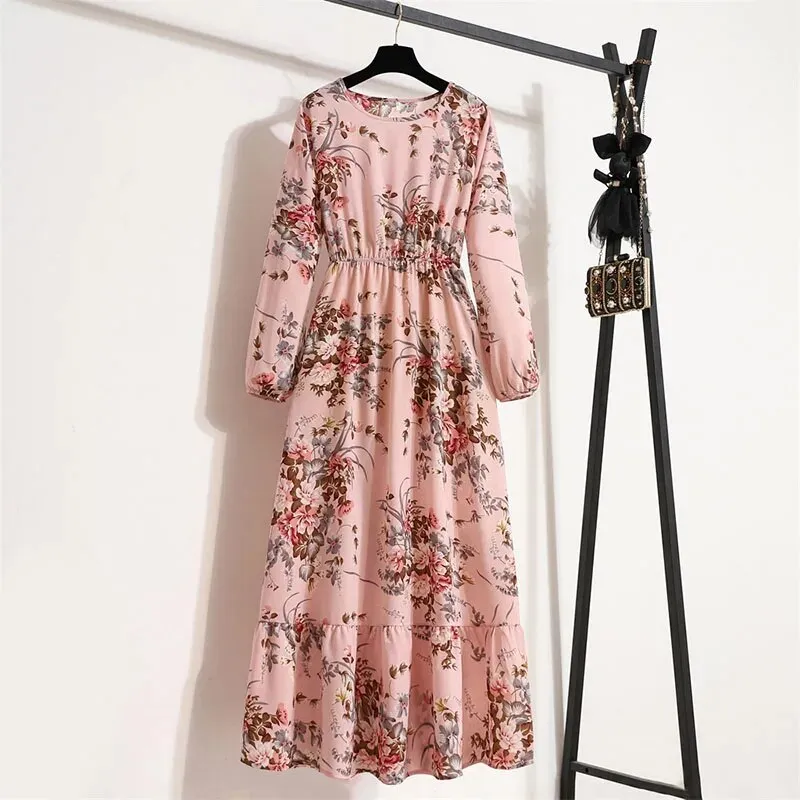 Bohemian Elegant Floral Printed Dress