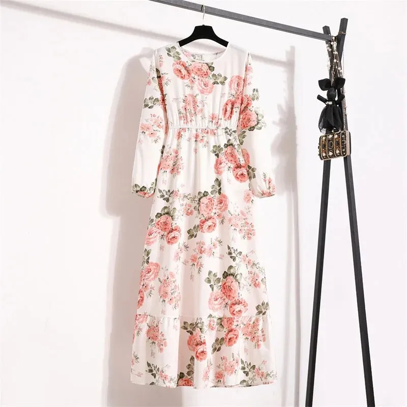 Bohemian Elegant Floral Printed Dress