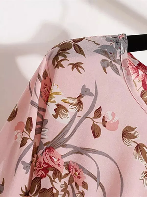Bohemian Elegant Floral Printed Dress