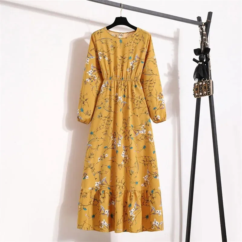 Bohemian Elegant Floral Printed Dress