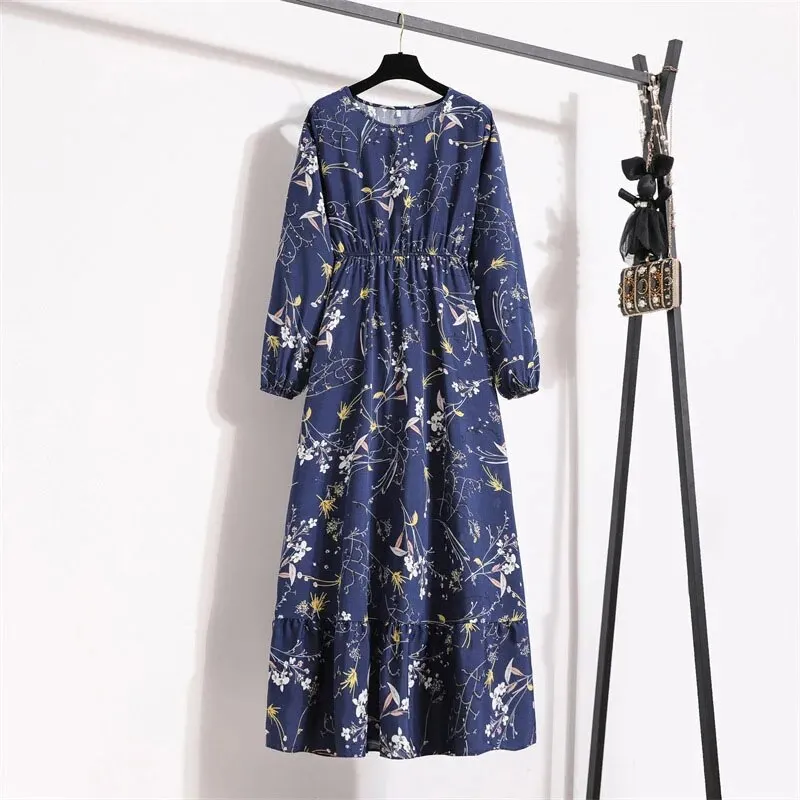Bohemian Elegant Floral Printed Dress