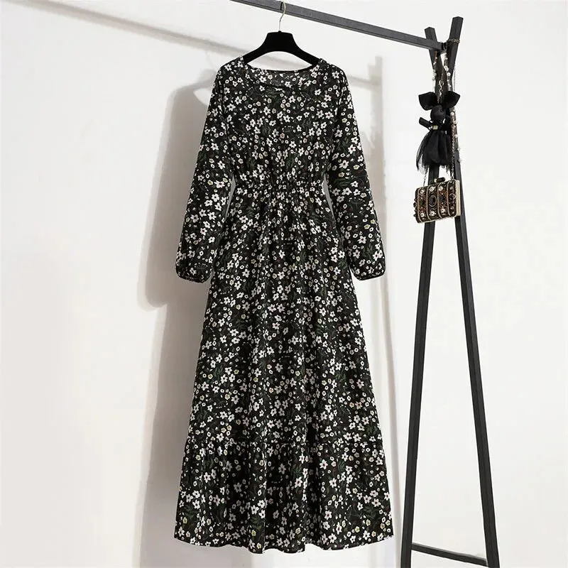 Bohemian Elegant Floral Printed Dress