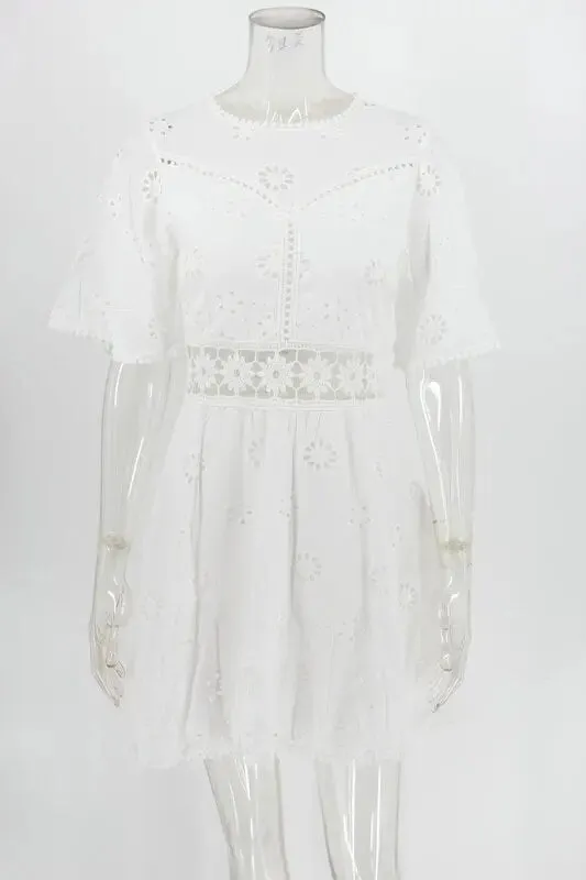 Boho Chic Flare Sleeve Mini Dress