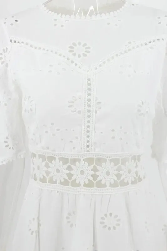 Boho Chic Flare Sleeve Mini Dress
