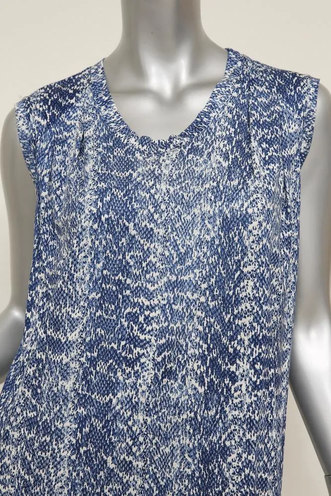 Derek Lam Women's Dress: Blue Rayon Size 4, Pre-owned
