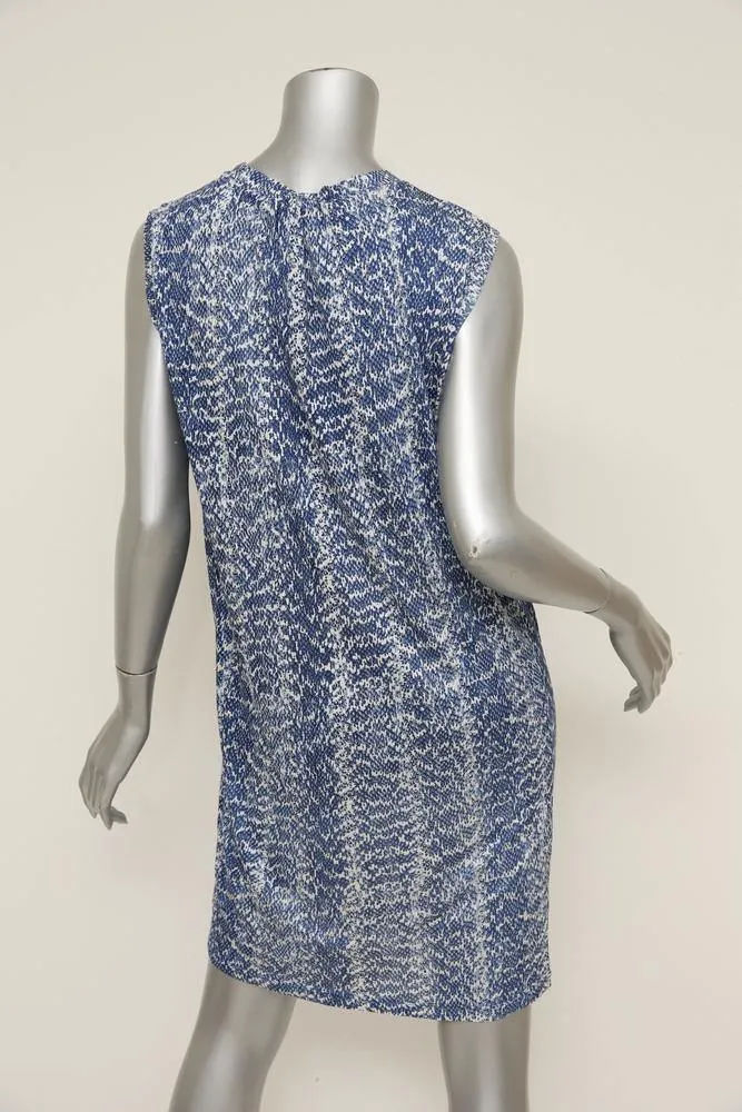 Derek Lam Women's Dress: Blue Rayon Size 4, Pre-owned