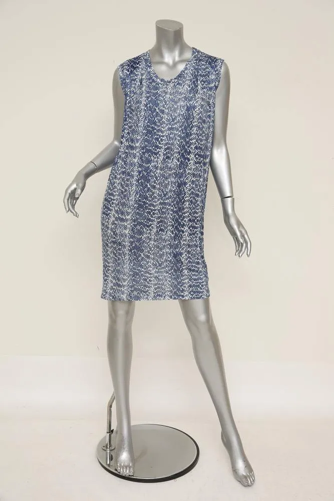 Derek Lam Women's Dress: Blue Rayon Size 4, Pre-owned