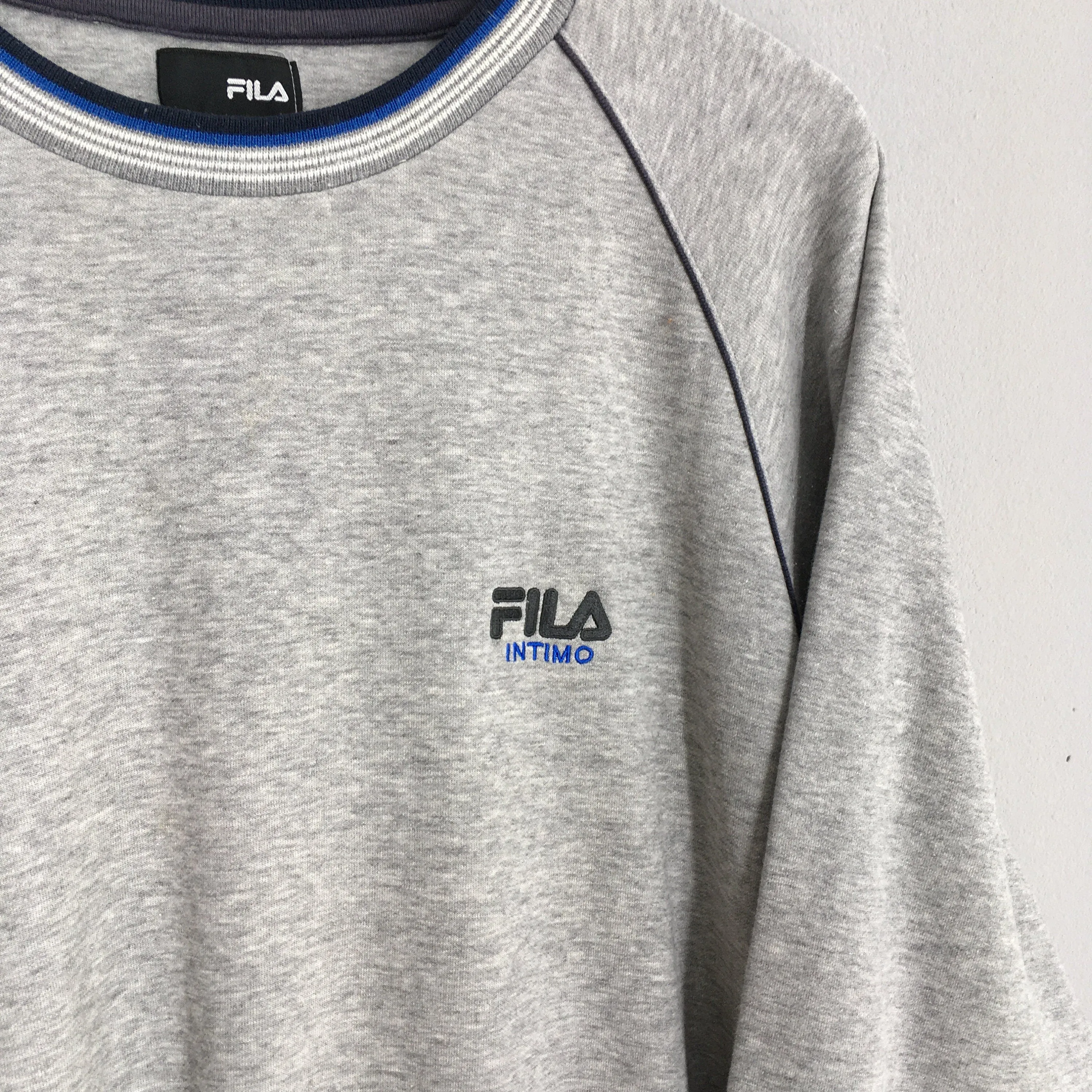 Fila Italia Intimo Gray Sweater Large