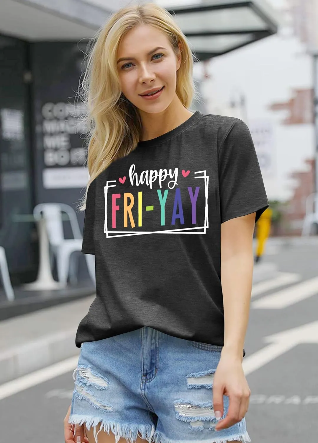 Friday Shirt for Women Happy Friday Teacher T Shirt Friday Weekend Tshirt Teacher Gifts Tops