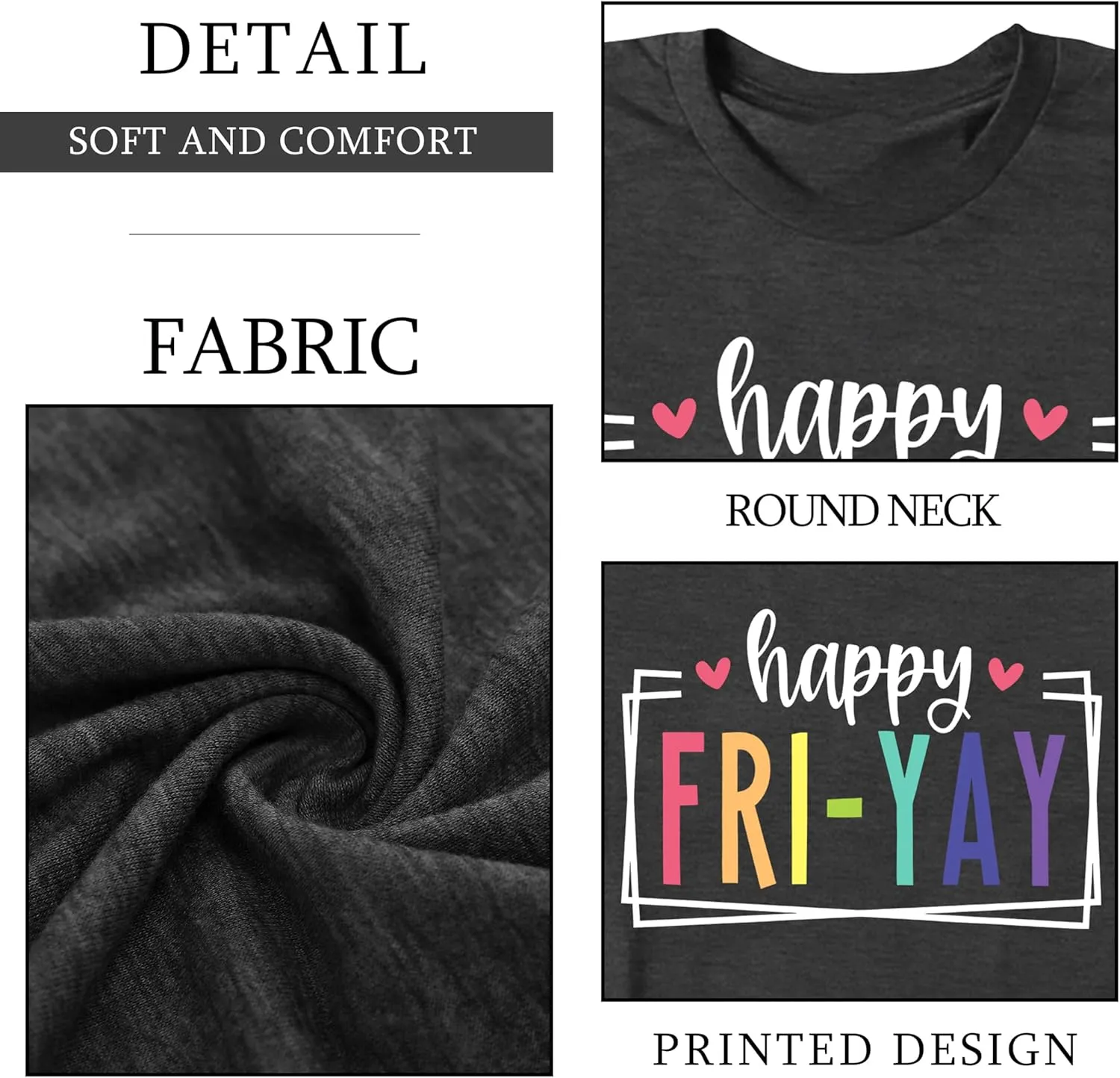 Friday Shirt for Women Happy Friday Teacher T Shirt Friday Weekend Tshirt Teacher Gifts Tops
