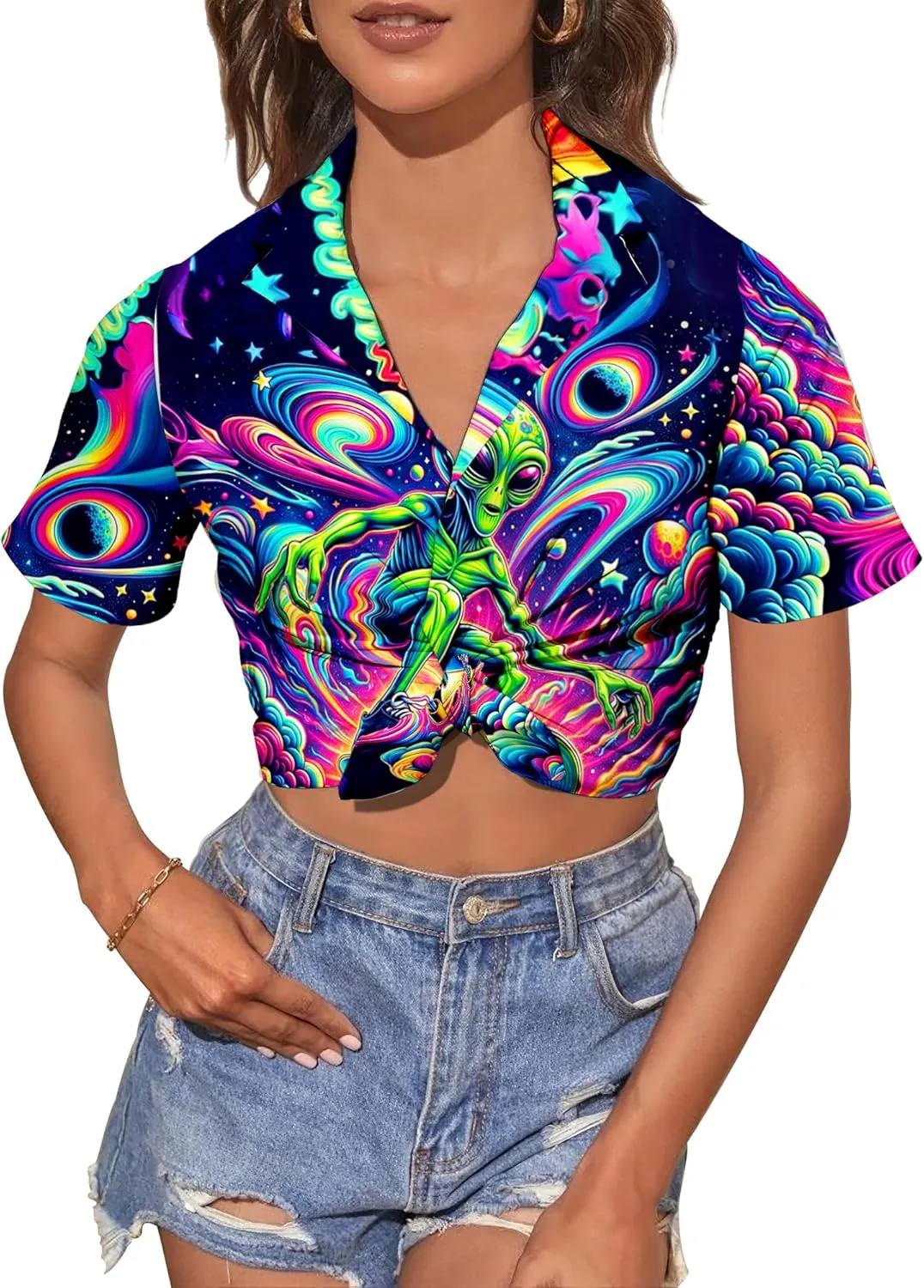 Funny Hawaiian Shirt Tropical Short Sleeve Summer Beach Button Down Hawaiian Ocean Shirts for Men