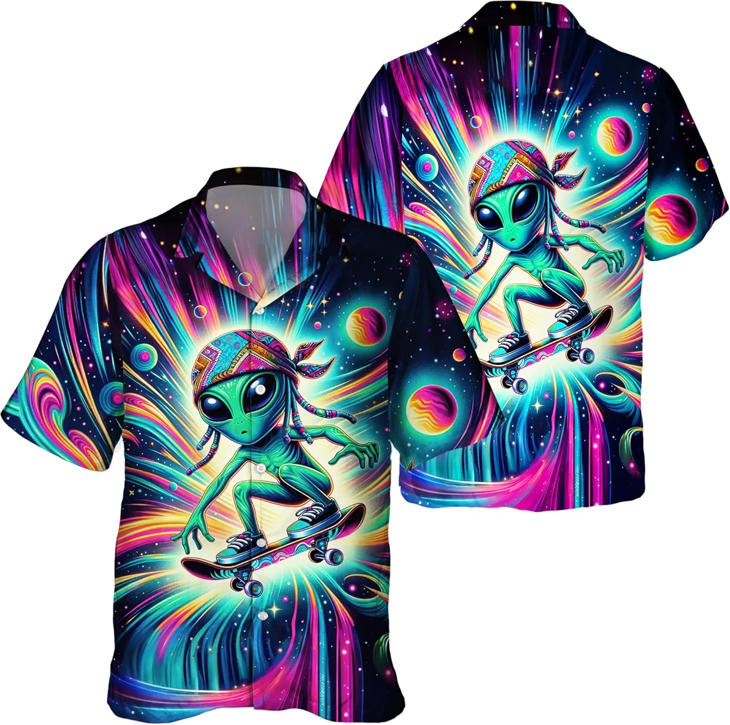 Funny Hawaiian Shirt Tropical Short Sleeve Summer Beach Button Down Hawaiian Ocean Shirts for Men