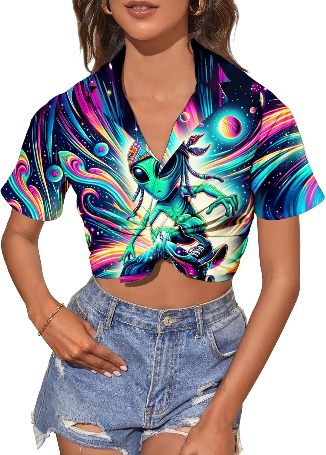 Funny Hawaiian Shirt Tropical Short Sleeve Summer Beach Button Down Hawaiian Ocean Shirts for Men
