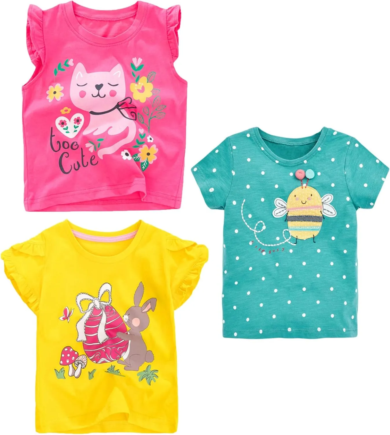 HILEELANG Toddler Girl Tees