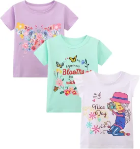 HILEELANG Toddler Girl Tees