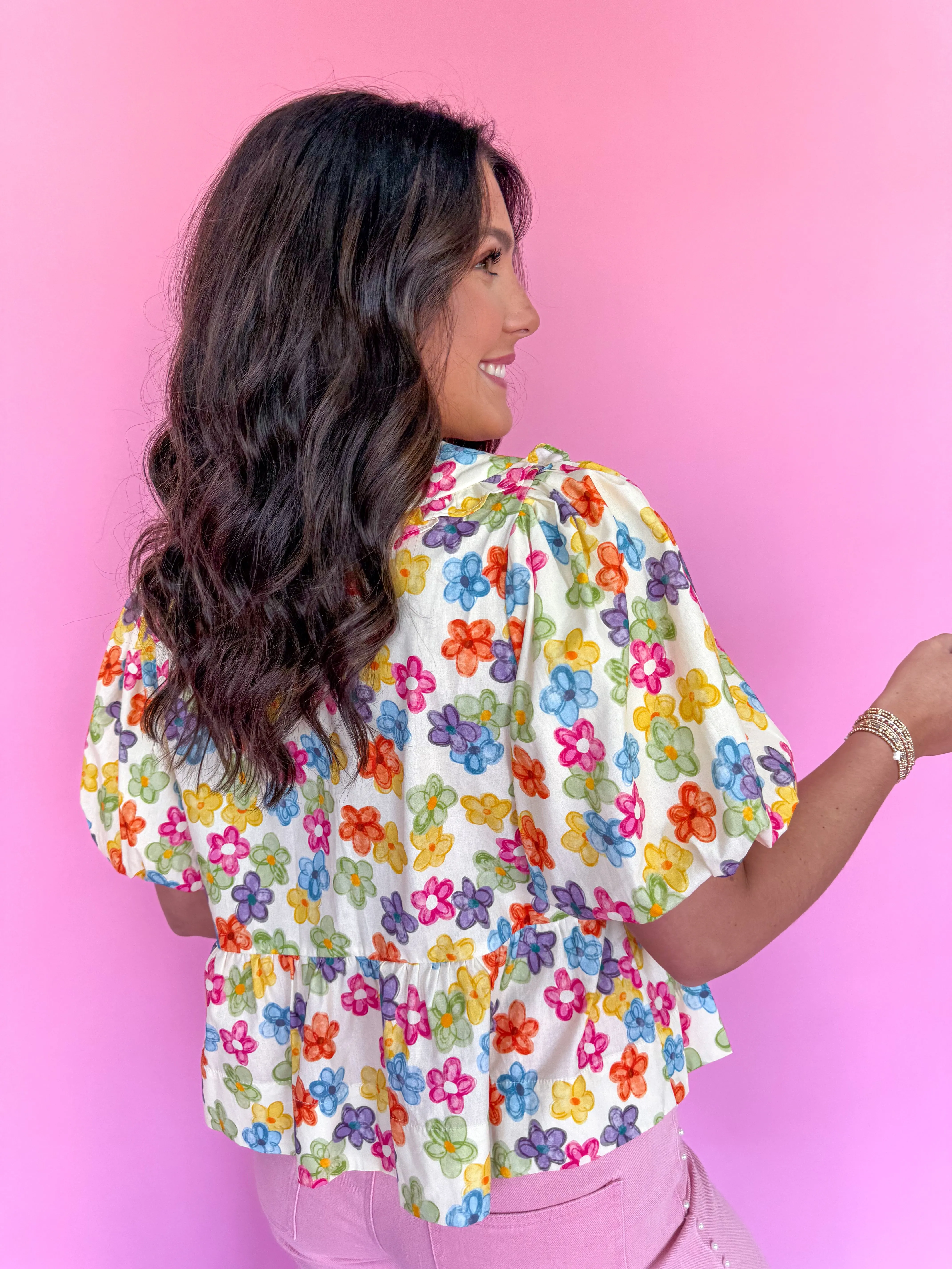 Morning Blooms Top