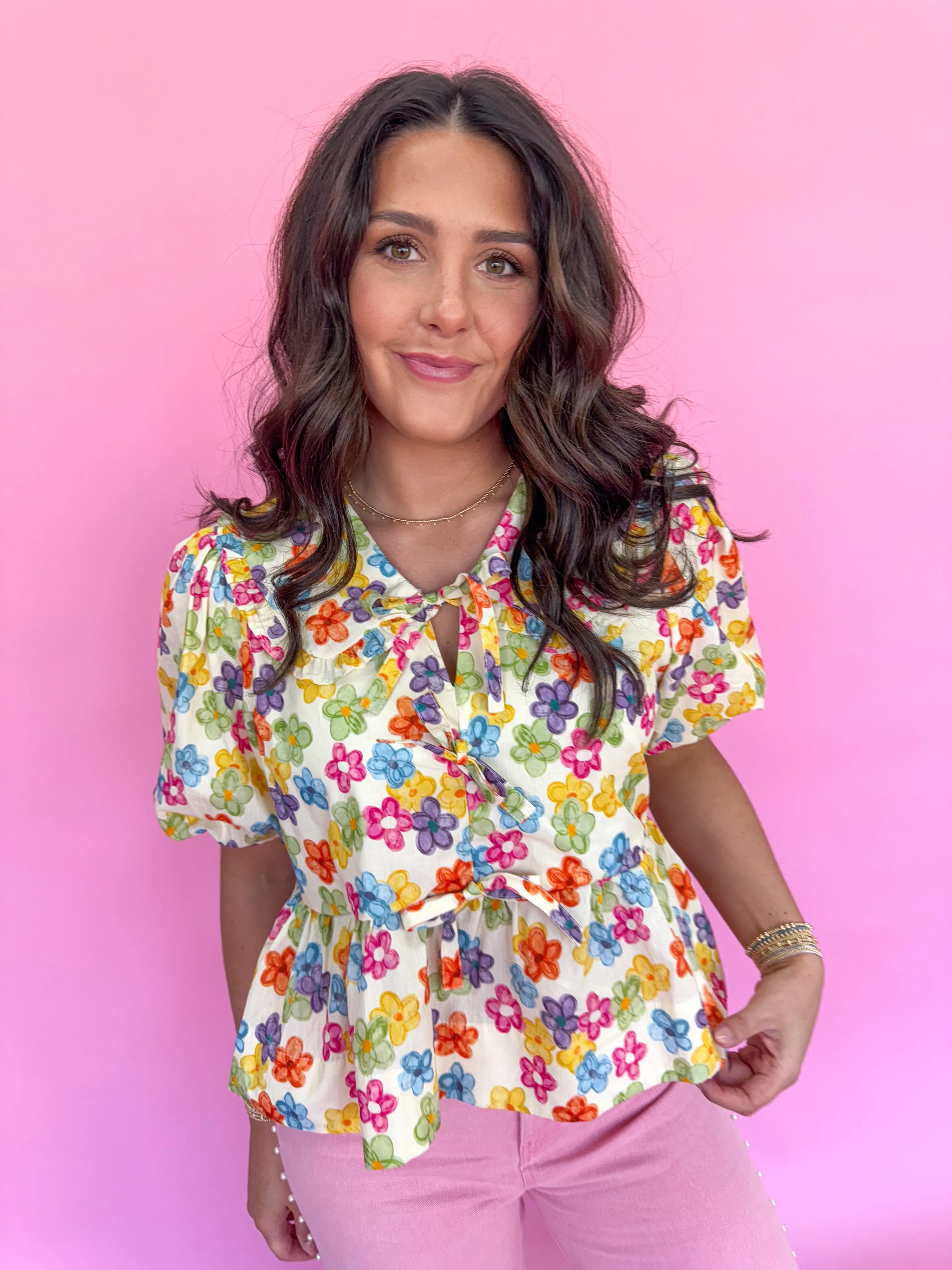 Morning Blooms Top