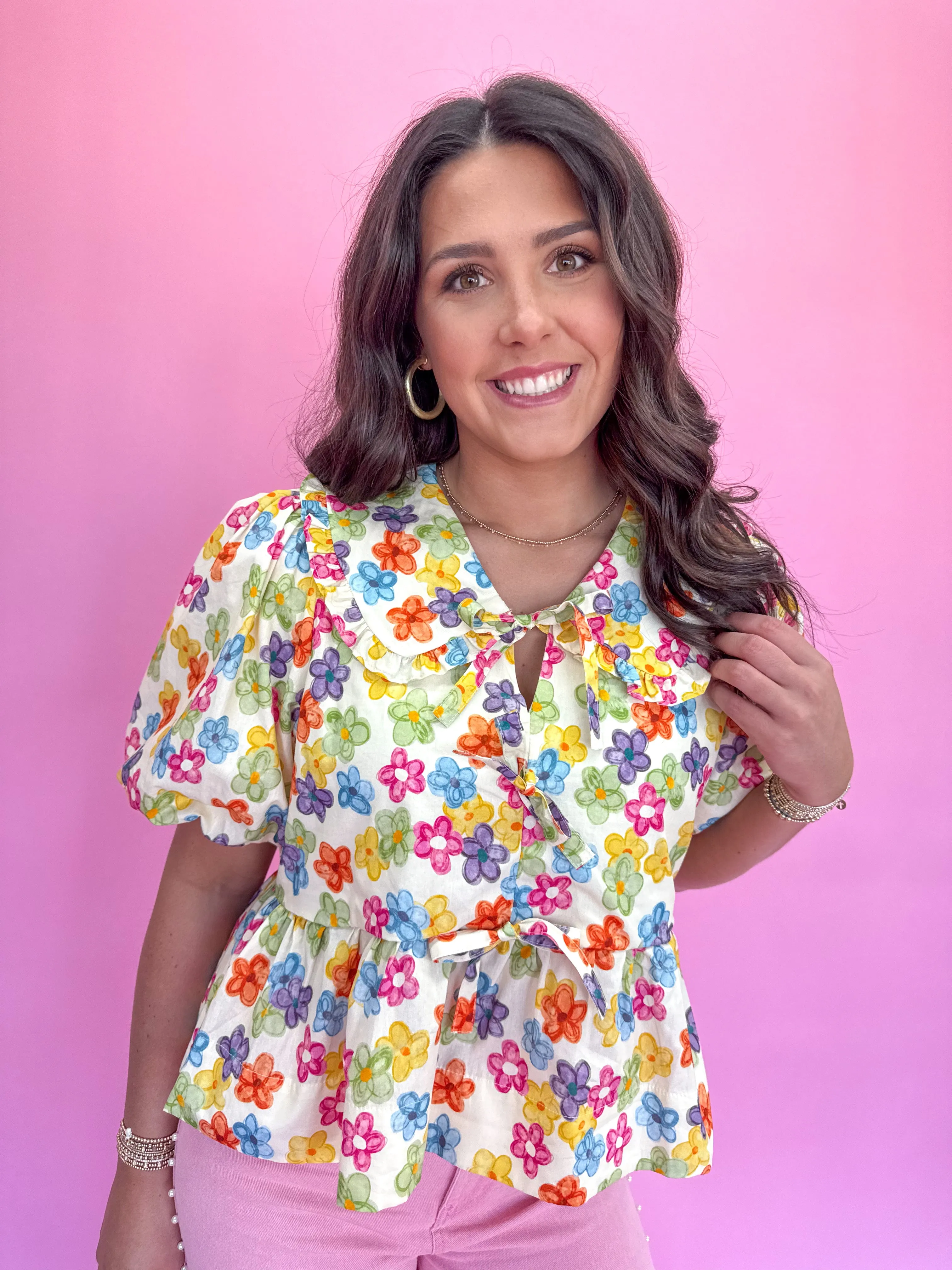 Morning Blooms Top