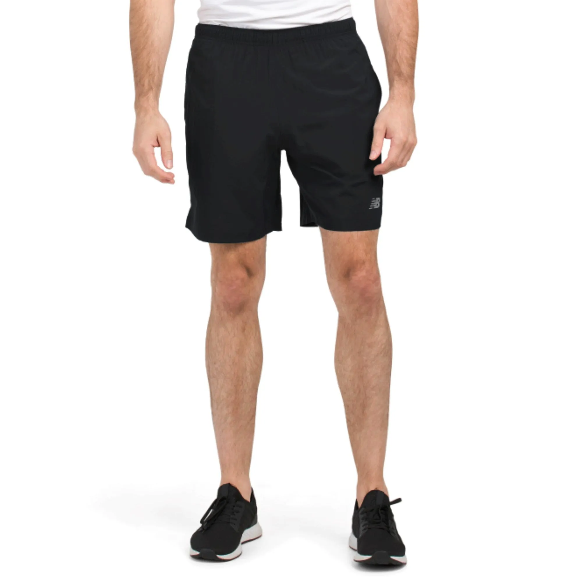 New Balance Men's Athletic Moisture Wicking Built-in Briefs Active 7" Core Run Shorts