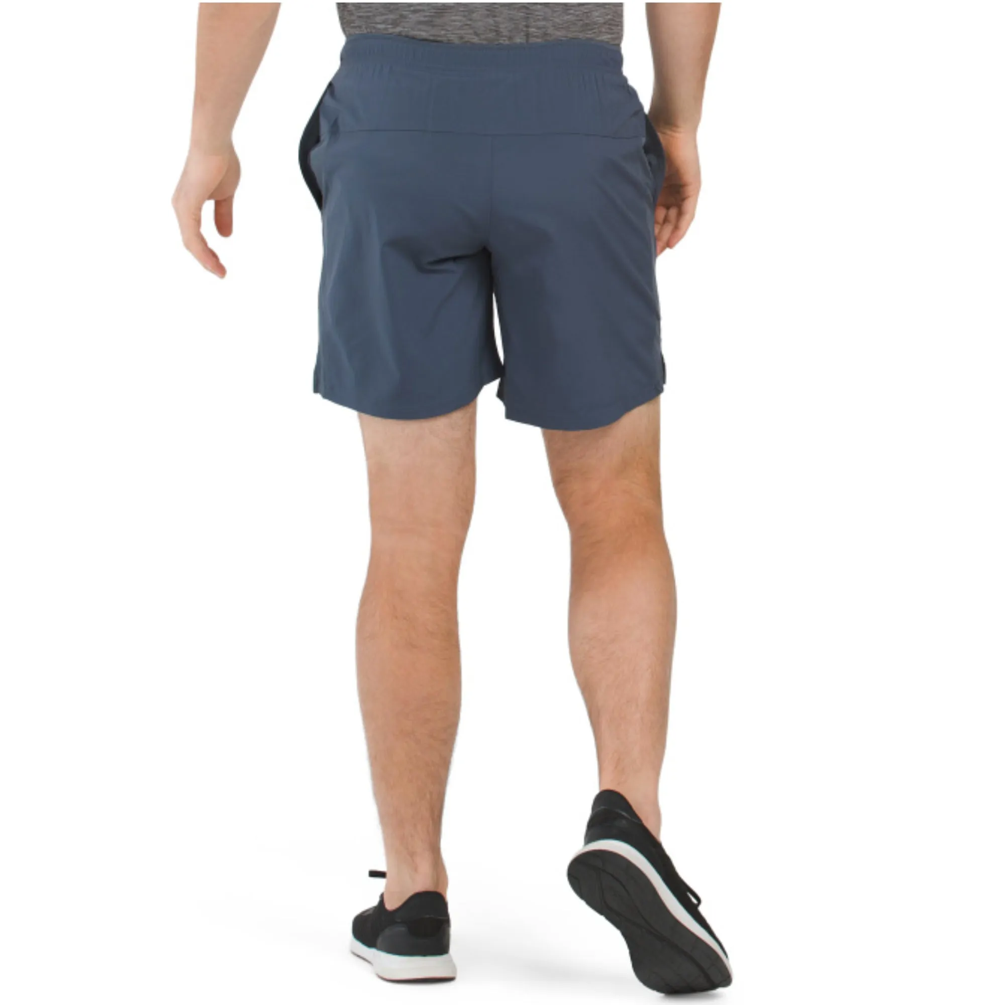 New Balance Men's Athletic Moisture Wicking Built-in Briefs Active 7" Core Run Shorts