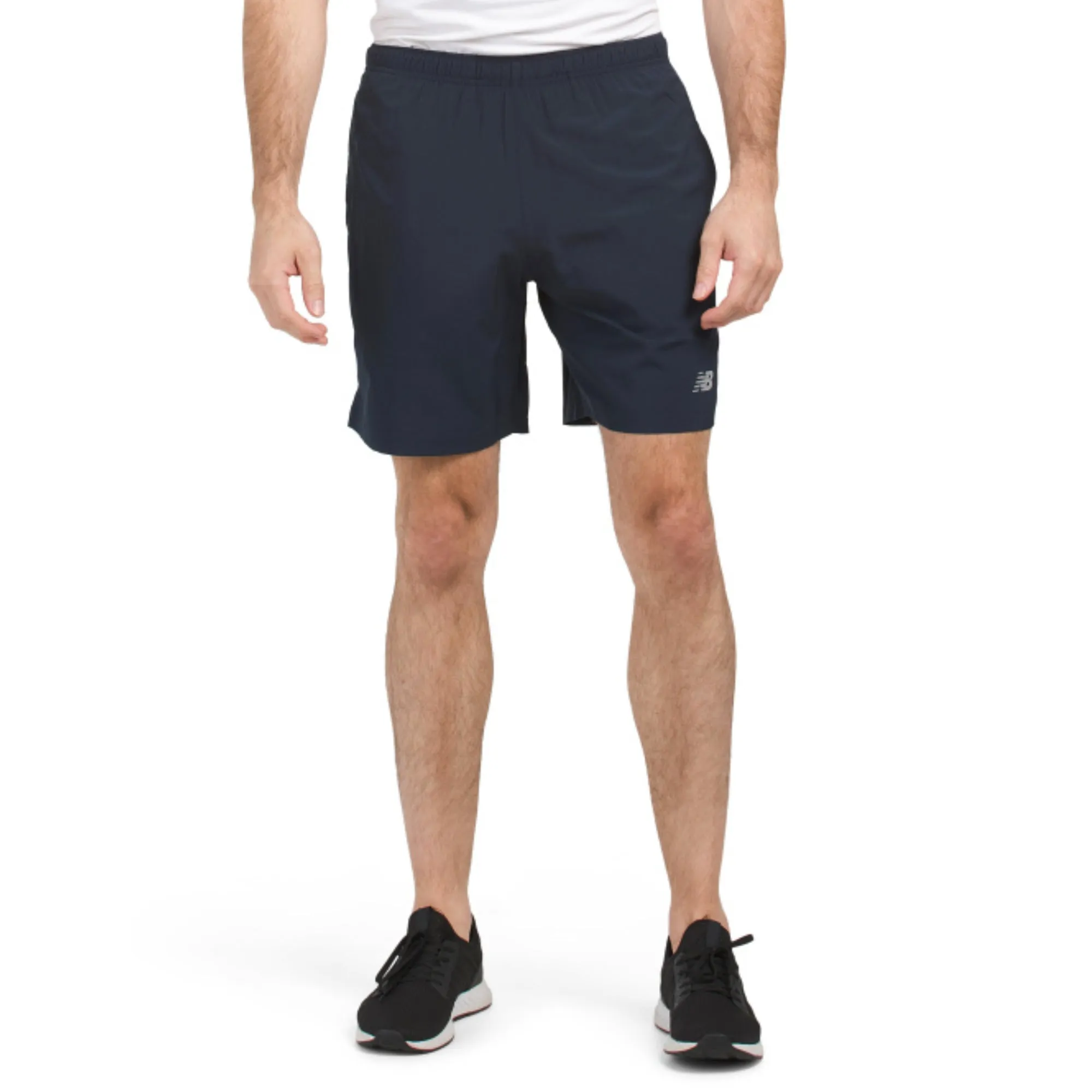 New Balance Men's Athletic Moisture Wicking Built-in Briefs Active 7" Core Run Shorts