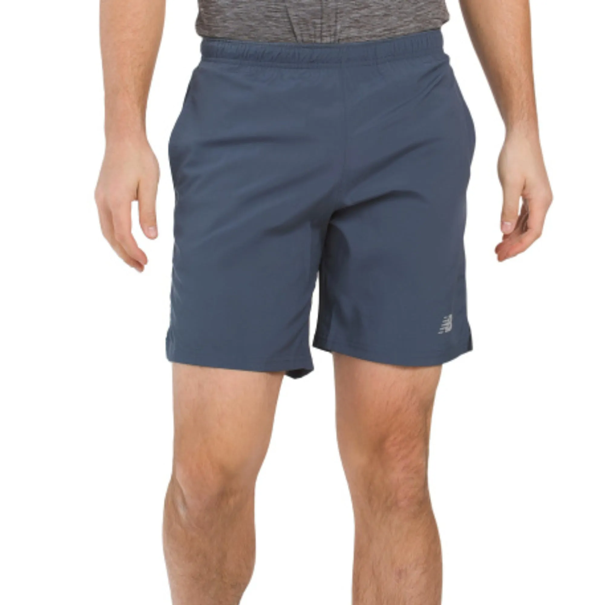 New Balance Men's Athletic Moisture Wicking Built-in Briefs Active 7" Core Run Shorts