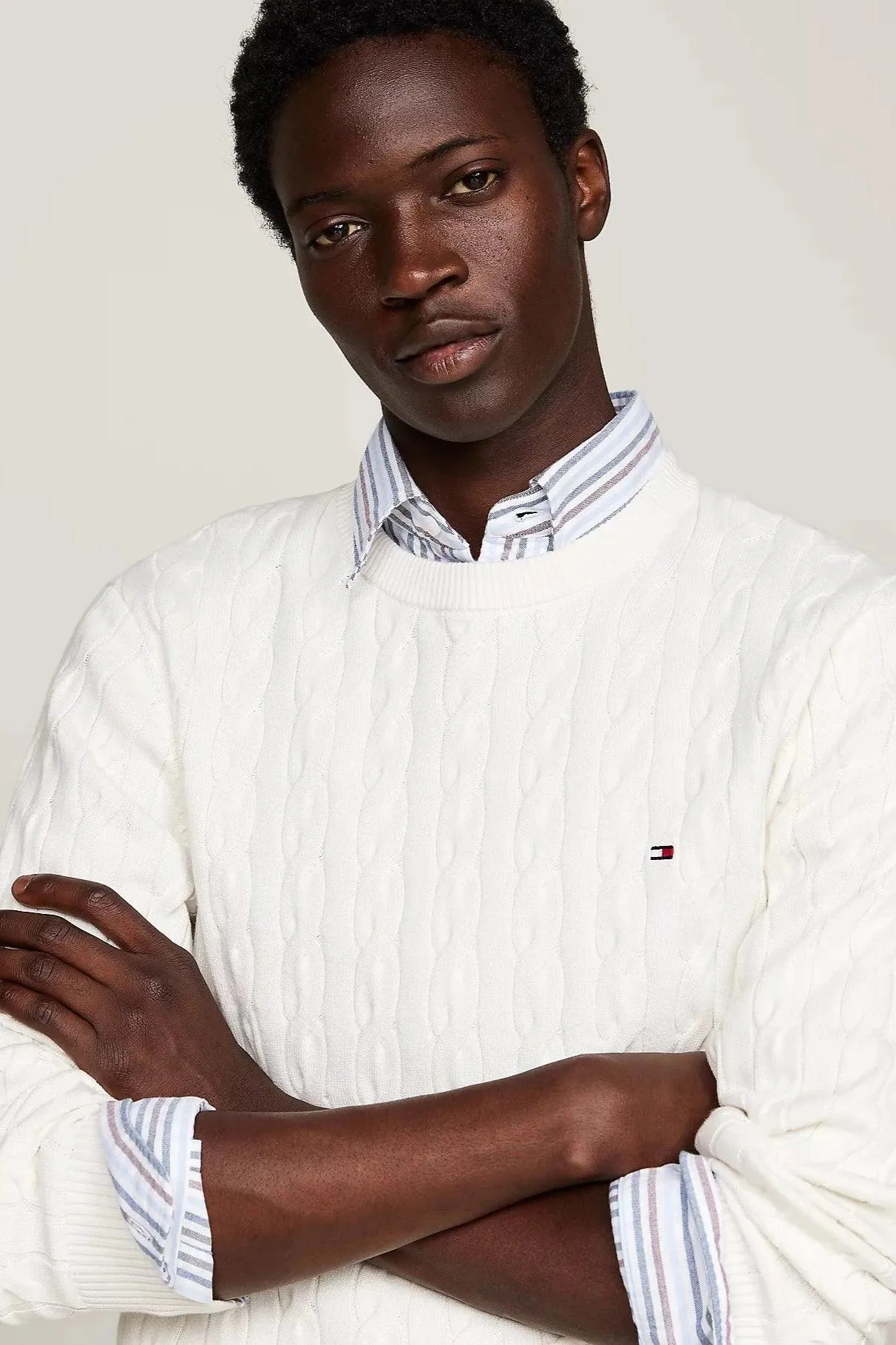 Pull Tommy Hilfiger blanc