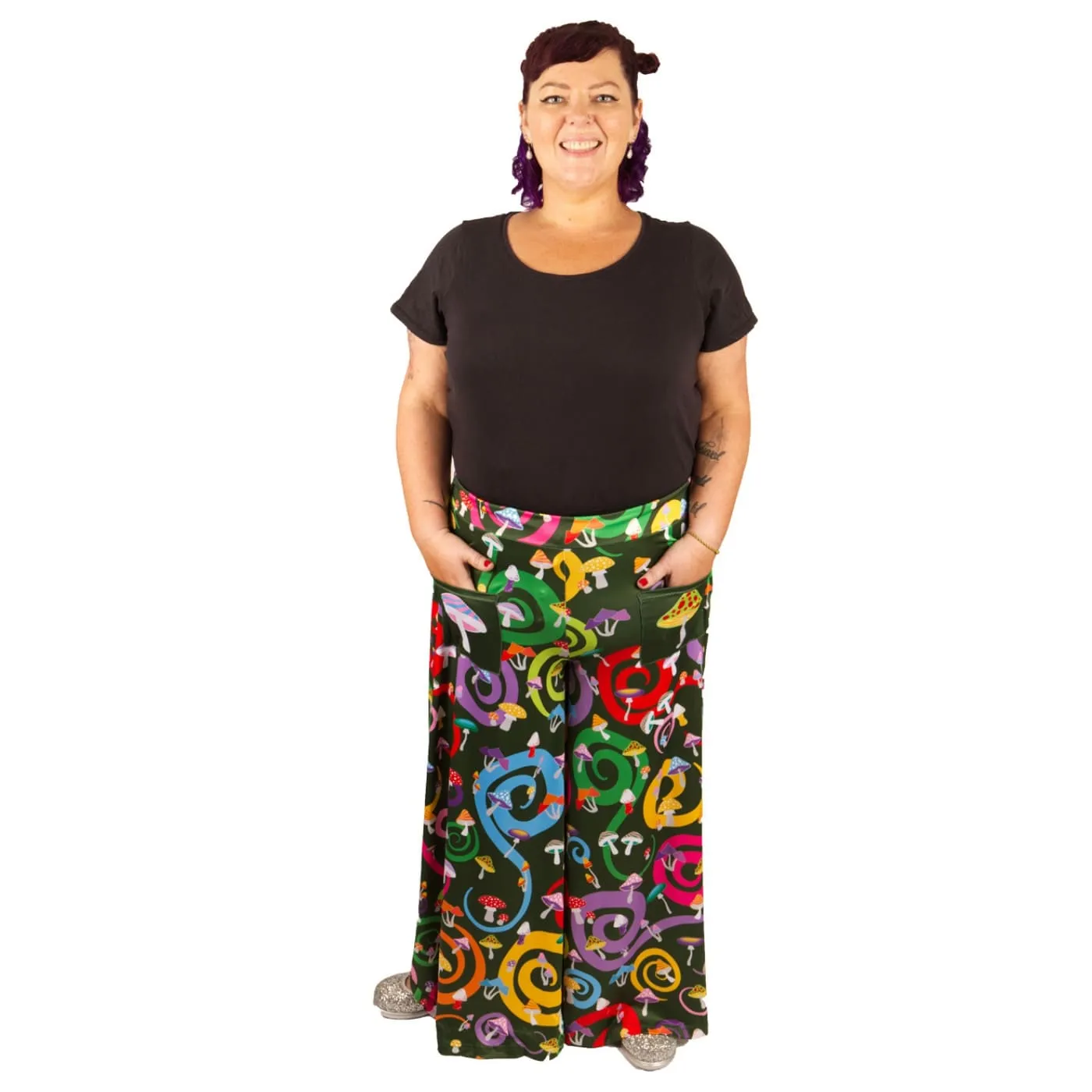 Toadstool Wide Leg Pants With Pockets