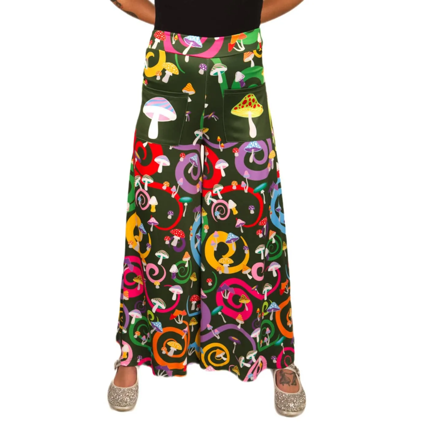 Toadstool Wide Leg Pants With Pockets