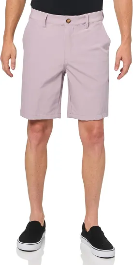 UNIONBAY Men's Ub Tech 9" Stretch Flat Front Classic Chino
