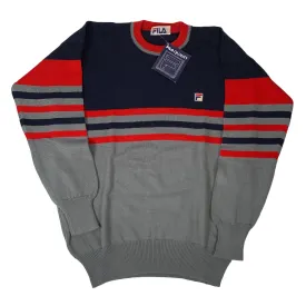 Vintage Fila "Striped" Knit Sweater